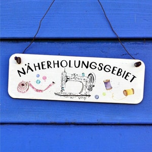 Nähschild Näherholungsgebiet Bild 1