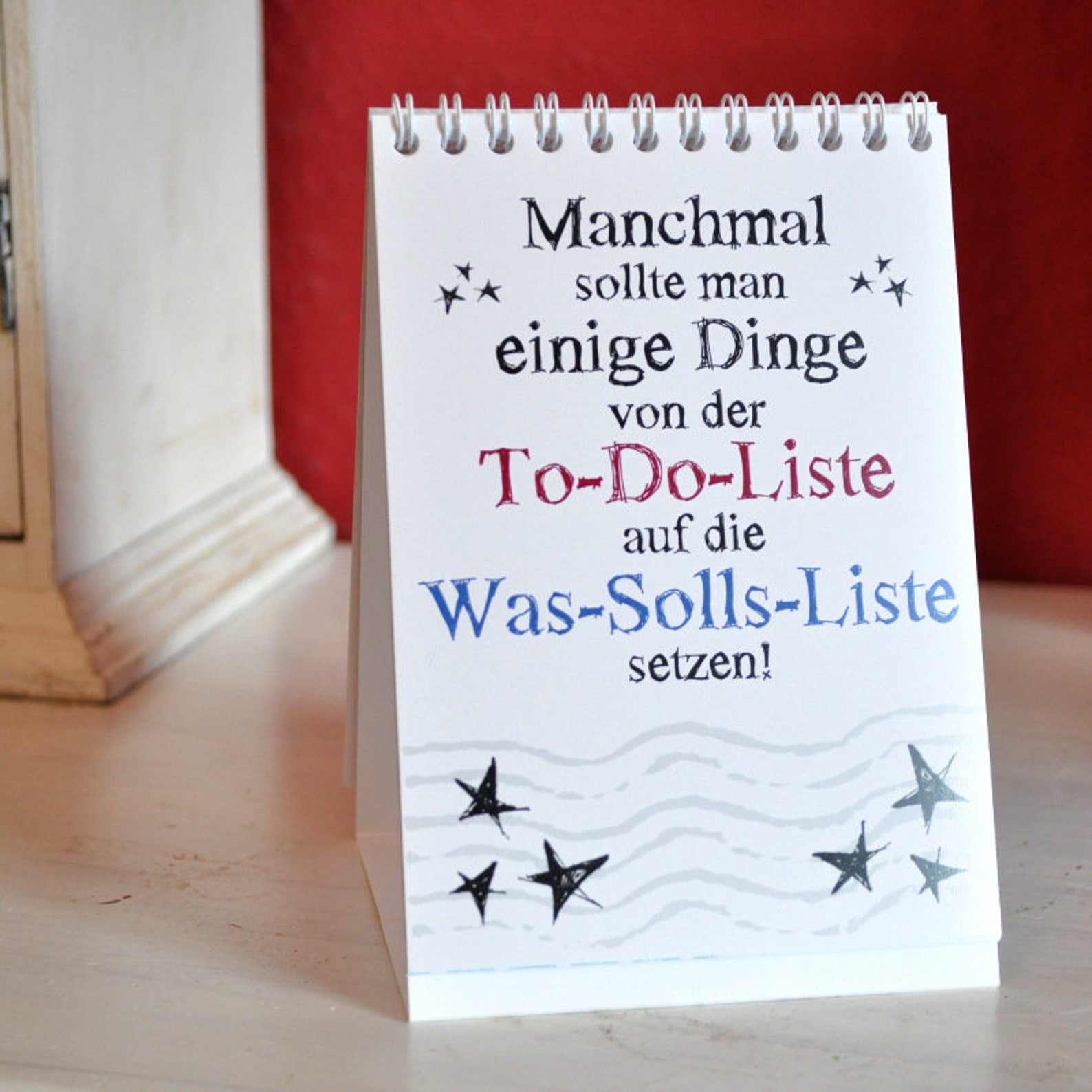 Mein Alltagsverschönerer Büro Kalender mit Sprüchen Etsy