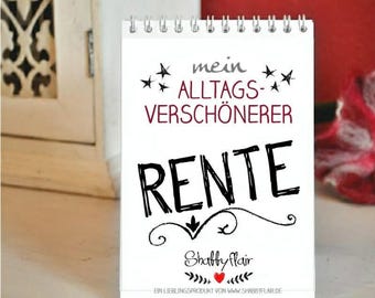 Retirement gift – funny retirement sayings | Farewell gift for colleagues & employees, retiree table display