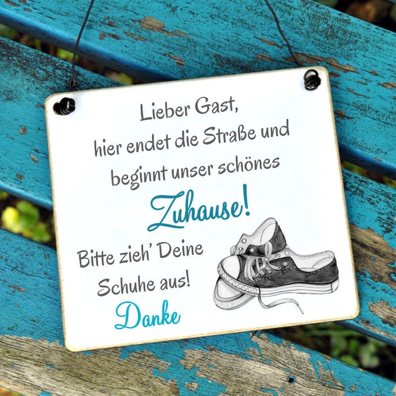 Schuhschild BITTE Schuhe ausziehen SNEAKER Etsy.de