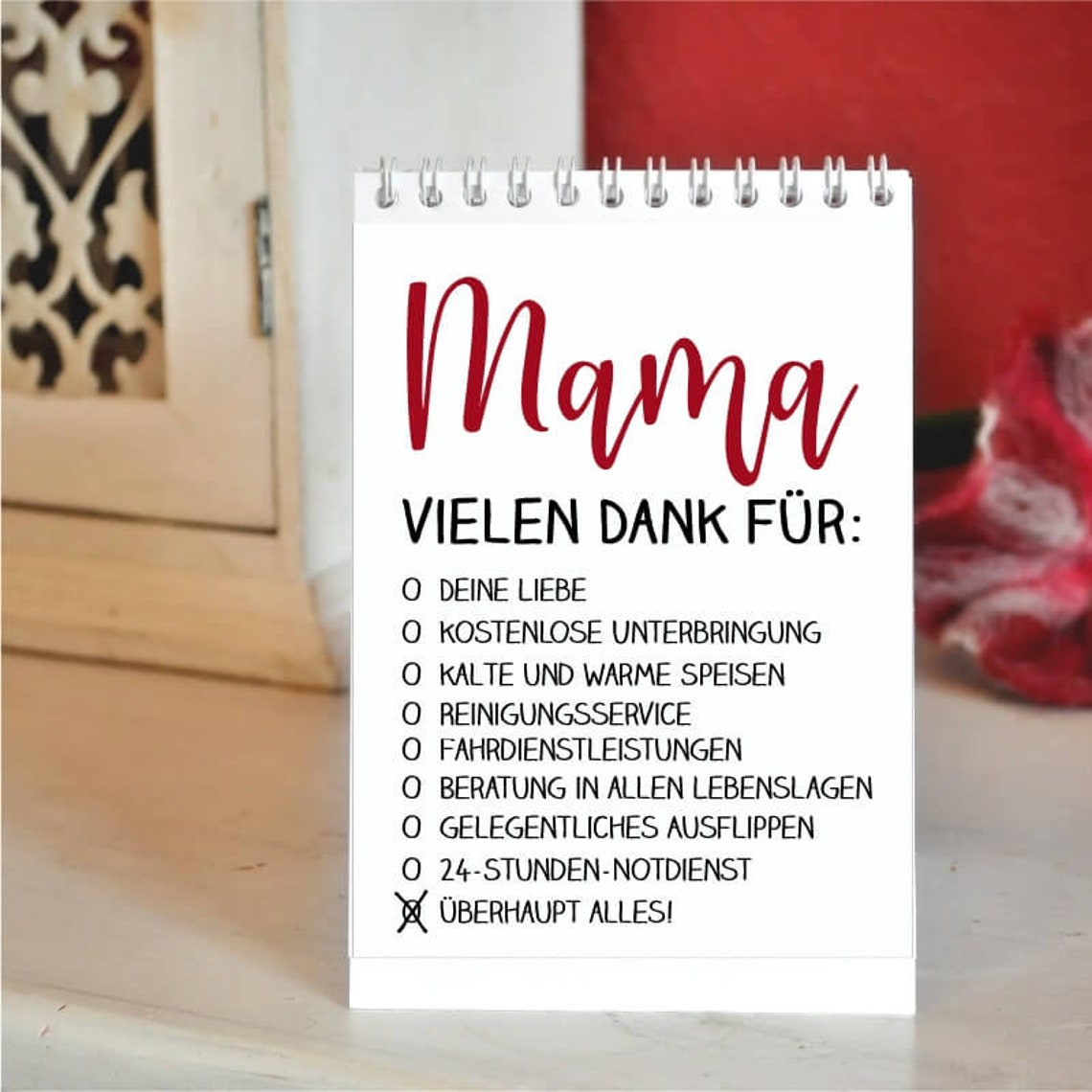 MAMA Kalender mit Sprüchen Geschenkidee zum Muttertag - Etsy.de