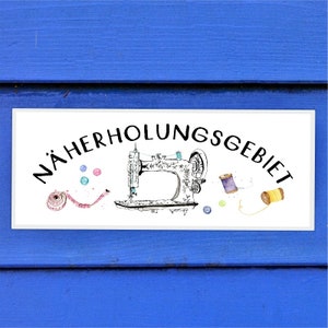 Nähschild Näherholungsgebiet Bild 3