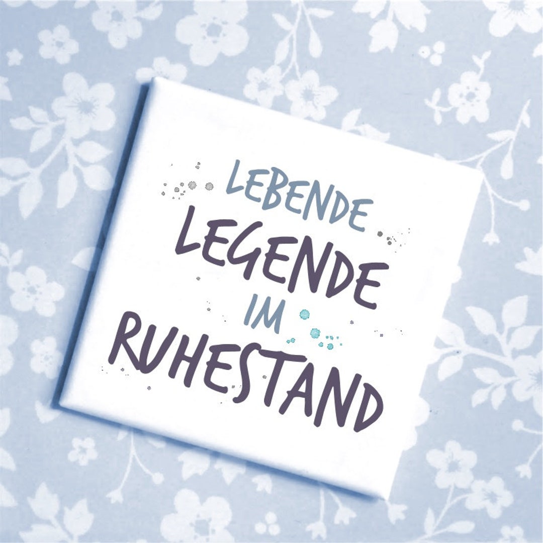 Geistlicher Im Ruhestand Mit 6 Buchstaben Magnet Lebende Legende Im Ruhestand - Etsy