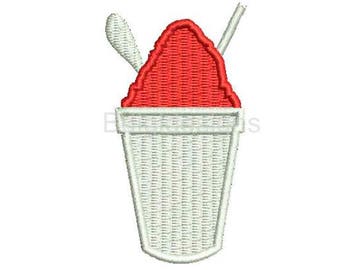 Diseño de bordado con puntada de relleno de Snoball