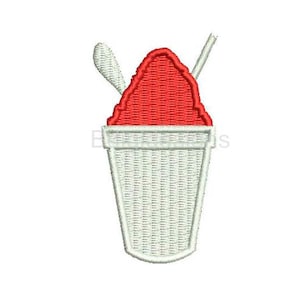 Snoball Fill Stitch Embroidery Design