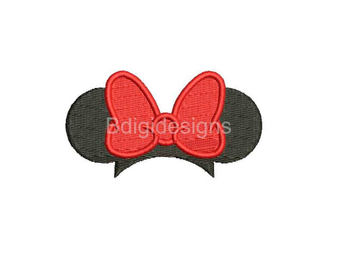 Mouse Fill'd Mini Fill Stitch Girl Mouse Embroidery Design - Etsy