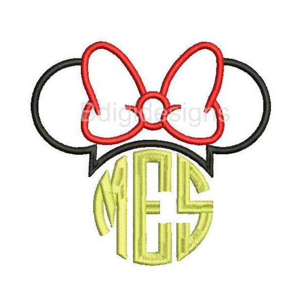 Minnie Monogram - Etsy