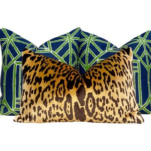 Scalamandre leopard pillow 2025