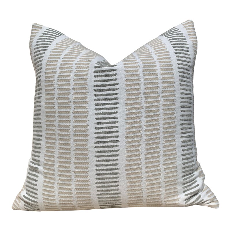 Grey Outdoor Pillow - Etsy