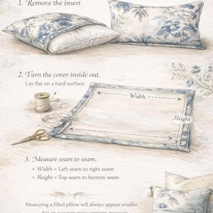 Thibaut Mendoza Suzani Pillow Cover - Blue, White. High End Pillow Covers, Designer Medallion Navy Pillow Cushions, Euro Sham Case 26"X26" image 5