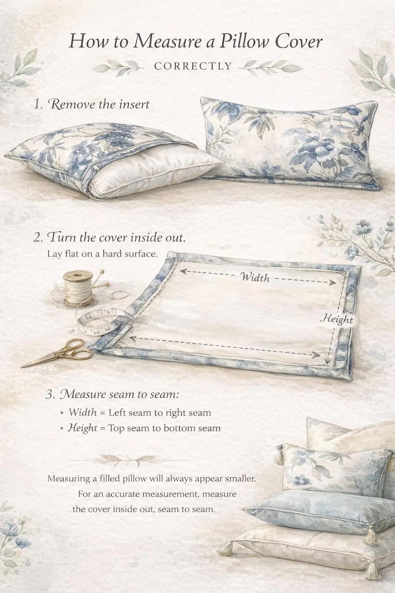 Thibaut Mendoza Suzani Pillow Cover - Blue, White. High End Pillow Covers, Designer Medallion Navy Pillow Cushions, Euro Sham Case 26"X26" image 5