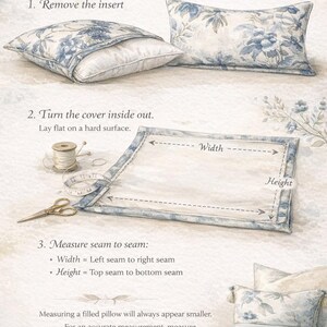 Thibaut Highland Peak - Blue. Designer Zig Zag Blue White Pillow Cover, Blue Stripes Cushions, Euro Sham 26"X26" , Coastal Decor bild 5