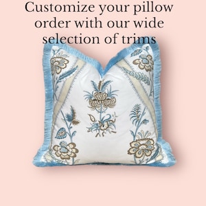 Personalize Your Pillows with Elegant Trims.