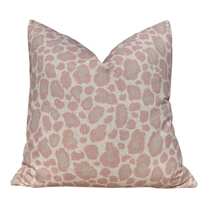 Pink leopard print clearance cushions