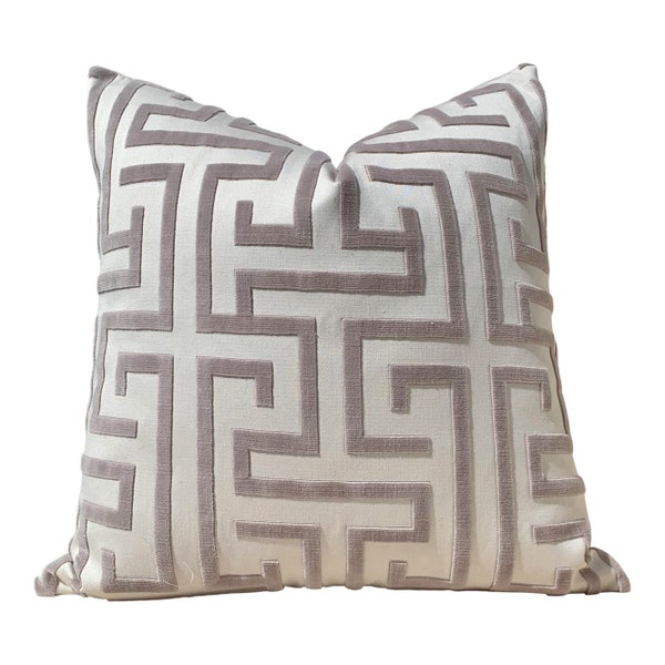 Grey Lumbar Pillow Etsy