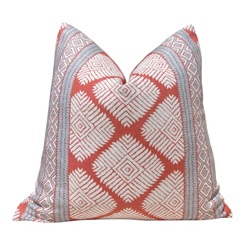 Thibaut Austin Striped Pillow in Blue. Lumbar Geometric Pillow Etsy