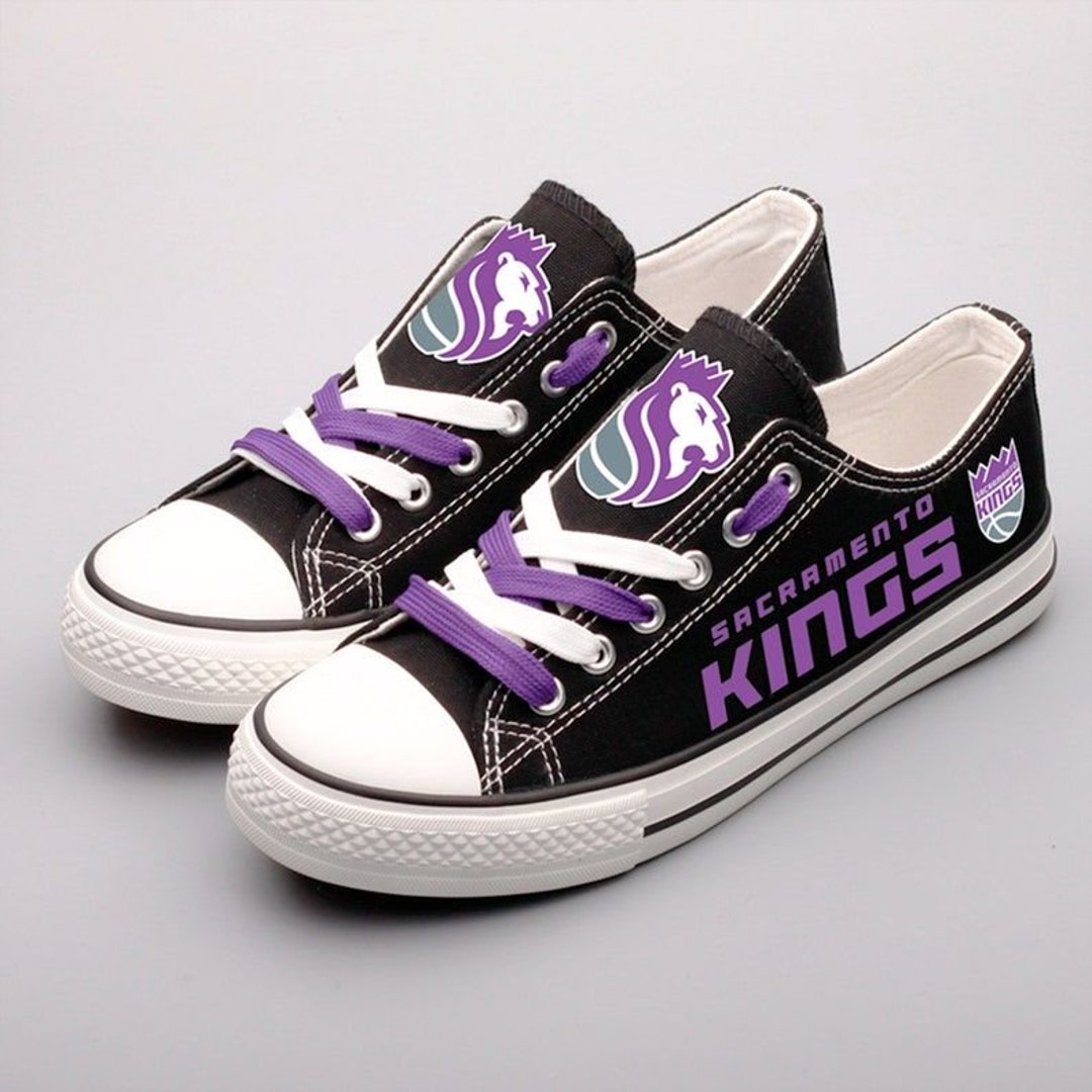 Sacramento Kings Custom Shoes Basketball Kings Low Top Etsy