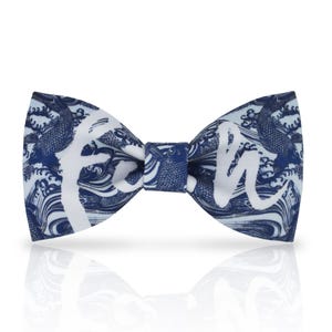 Fish Bowtie - Blue bowtie - Novelty Bowtie- Bowtie for Man Fish- Lovely gift