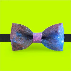 Universe Bowtie - Starsky Bowtie - Blue/Purple Bowtie - Wedding bowtie - Cotton bowtie - Custom Bowtie - Nebula Bowtie - Space Bowtie