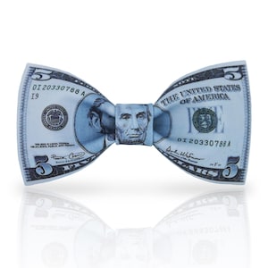 Cash Bowtie: Funny Money Bowtie - Customizable Style