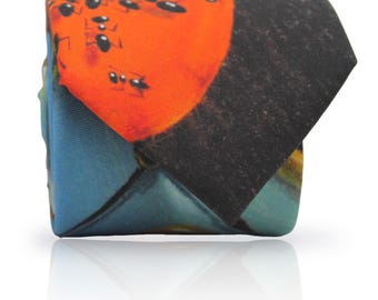Salvador Dalí Silk Necktie: The Persistence of Memory Oil Painting Tie, Custom Accessory