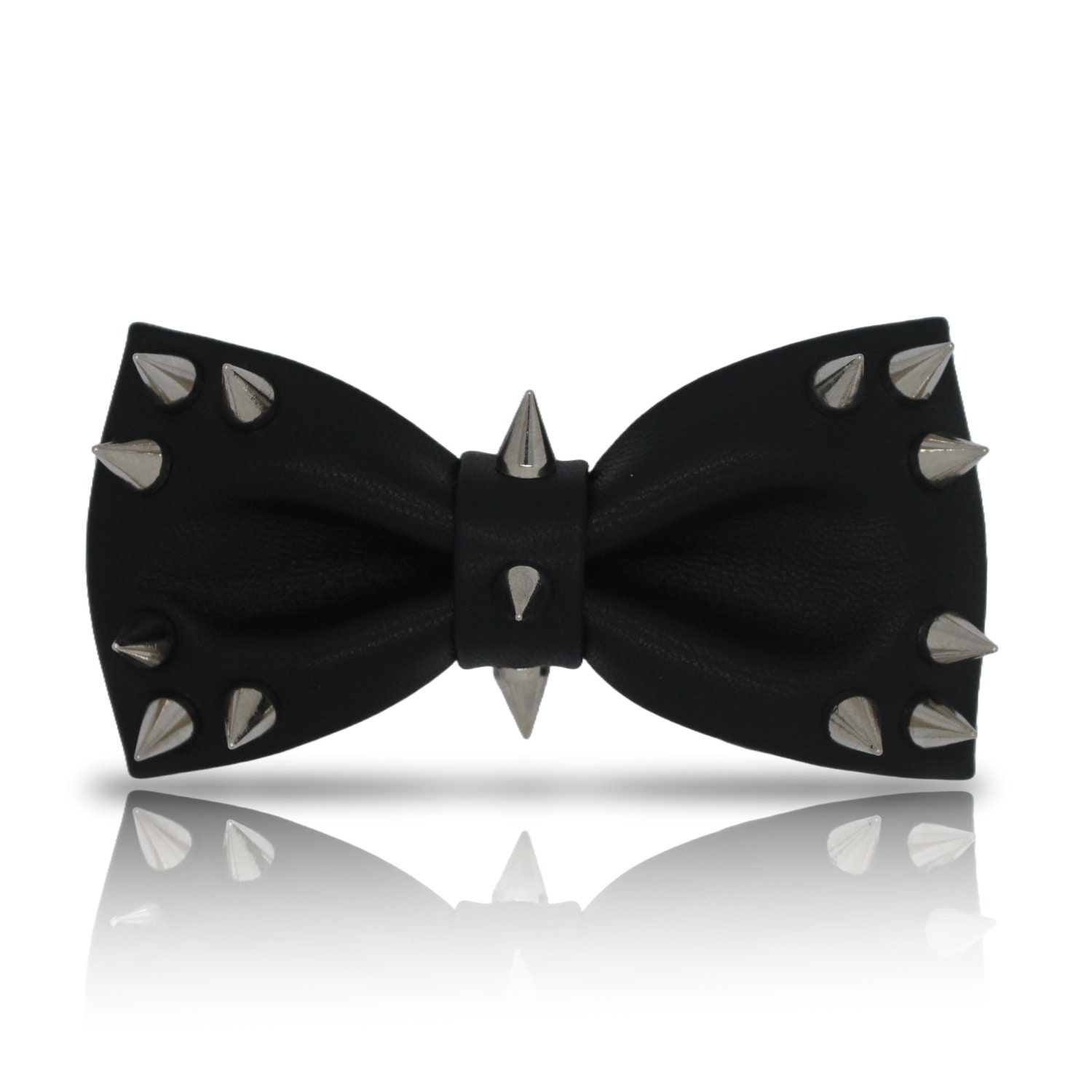 Nœud Papillon Steampunk Noir - Soie, Motif Engrenages, Réglable, Pour Halloween, Mascarade, Cosplay