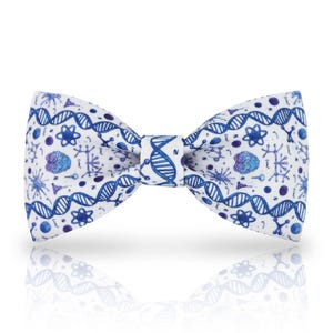 Molecule Bowtie - Custom Pre-tied Bowtie - DNA Bowtie - Biology Bowtie - Gift for Science Teacher - Biology Bowtie - Nerdy Bowtie