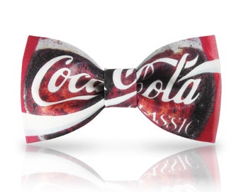 Coca Cola Bow Tie- Noeud papillon rouge -Noeud papillon classique - Noeud papillon réglable