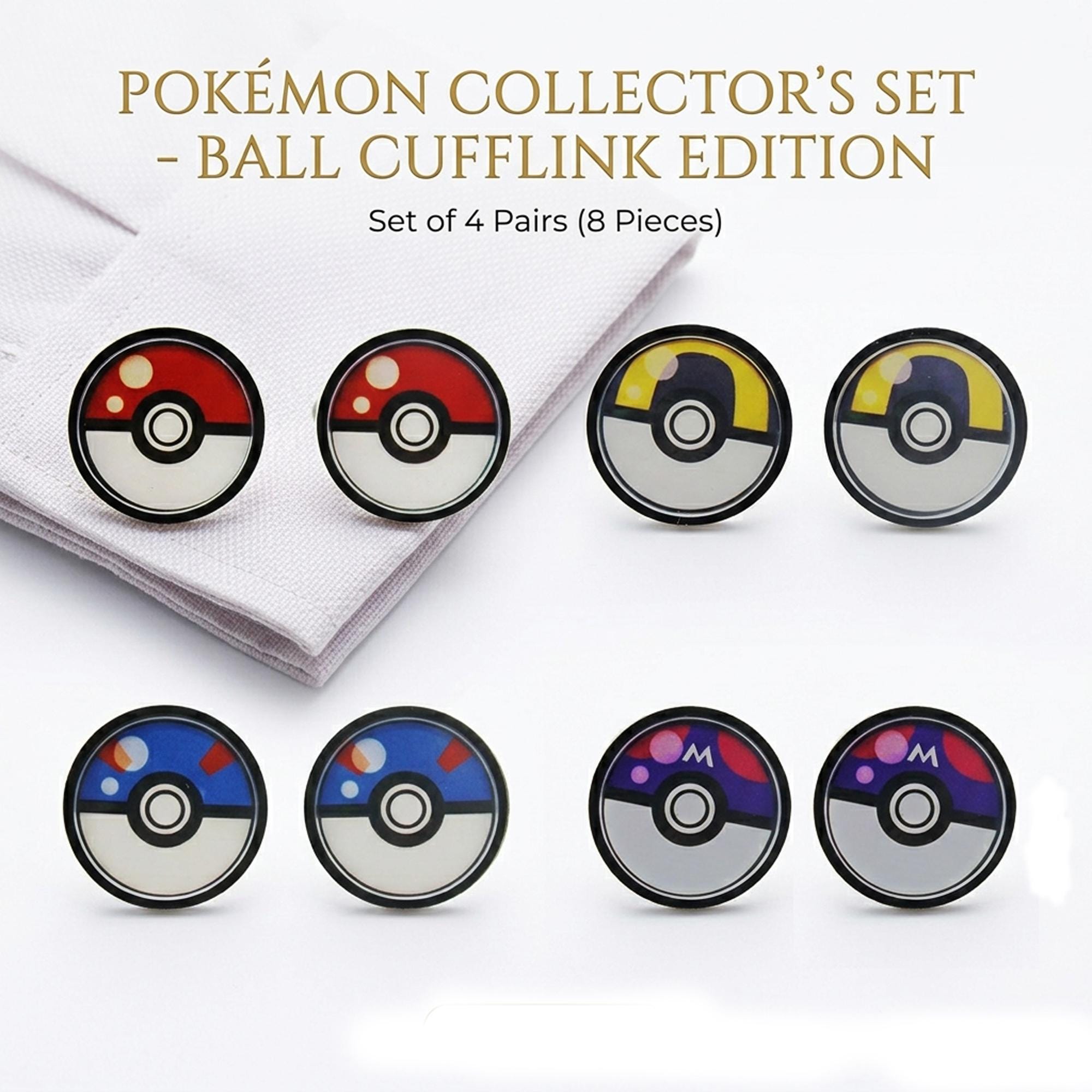 Pokeball cufflinks - Etsy 日本