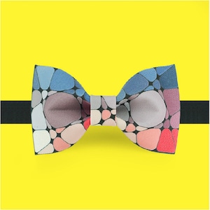 Geometric Bowtie - Funky bowtie - Colorful bowtie - Adjustable bowtie