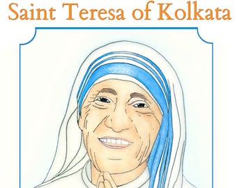 Printable: Saint Teresa of Kolkata Coloring Book