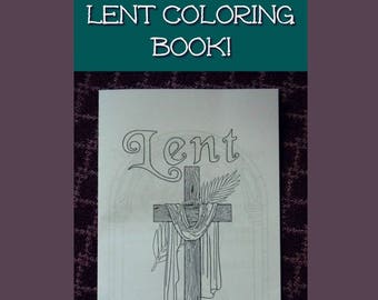 Printable: Lent Coloring Book