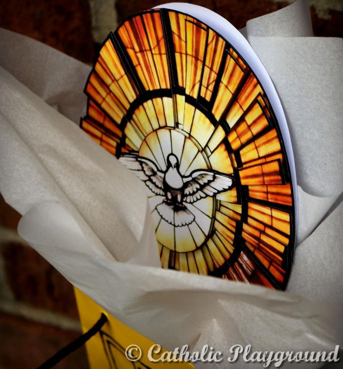 Printable Holy Spirit 3D Greeting Card - Etsy