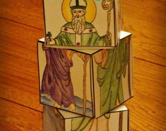 Catholic Saints Puzzleblocks Papercraft