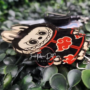 Robed Akatsuki Acrylic ID Badge Holder – Anime Inspired Design
