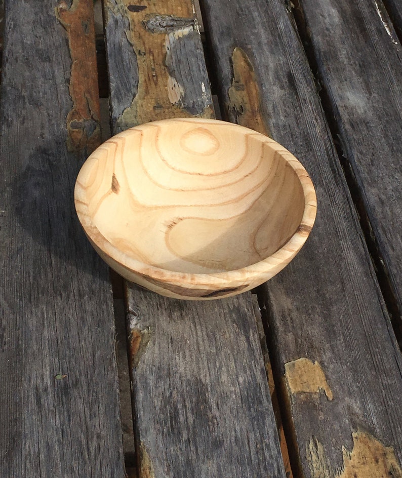 popcorn bowl lap bowl wooden dish wooden bowl hand made bowl wood serving dish SG-231 candy dish Wood Bowl