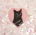 Sabrina's Black Cat SALEM: pin or magnet 