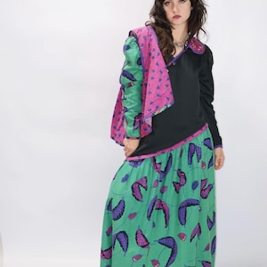 JEANNE MARC ロングスカート Jeanne marc - Etsy 日本