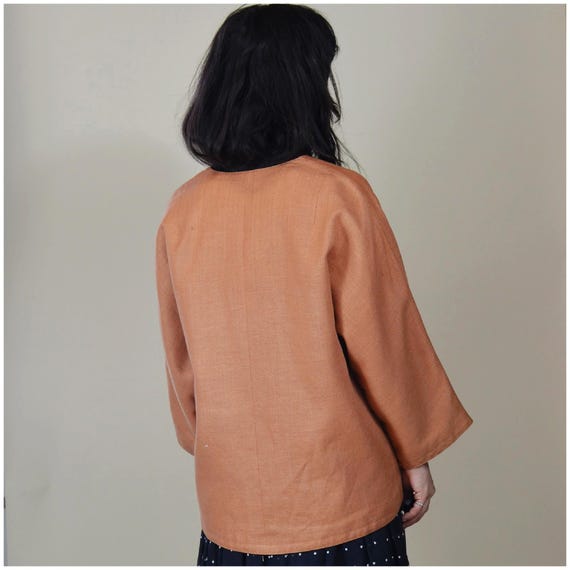 1980s ADELE SIMPSON Wrap Jacket - Vintage Kimono … - image 5