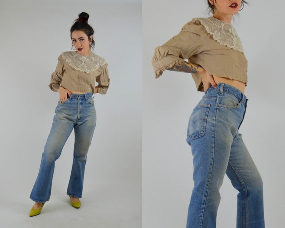 32 Waist 1970 Levi’s Orange Tab Jeans 70s Flare Pa