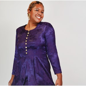 purple dresses for older ladies Purple Maxi Dress Long Purple Dress Plus Size Clothing Dress Bohemian Maxi  Dress Plus Size Maxi Dress Cocktail Party Dress in Purple Color
