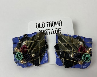 1980s Vintage Clip On Earrings