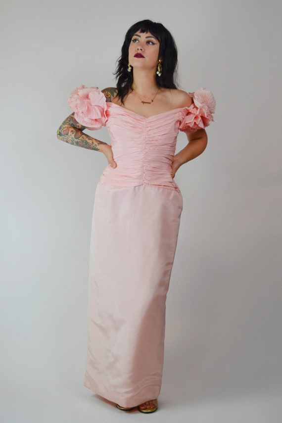 open lace back dress Tadashi Shoji BWH22868L main image 1