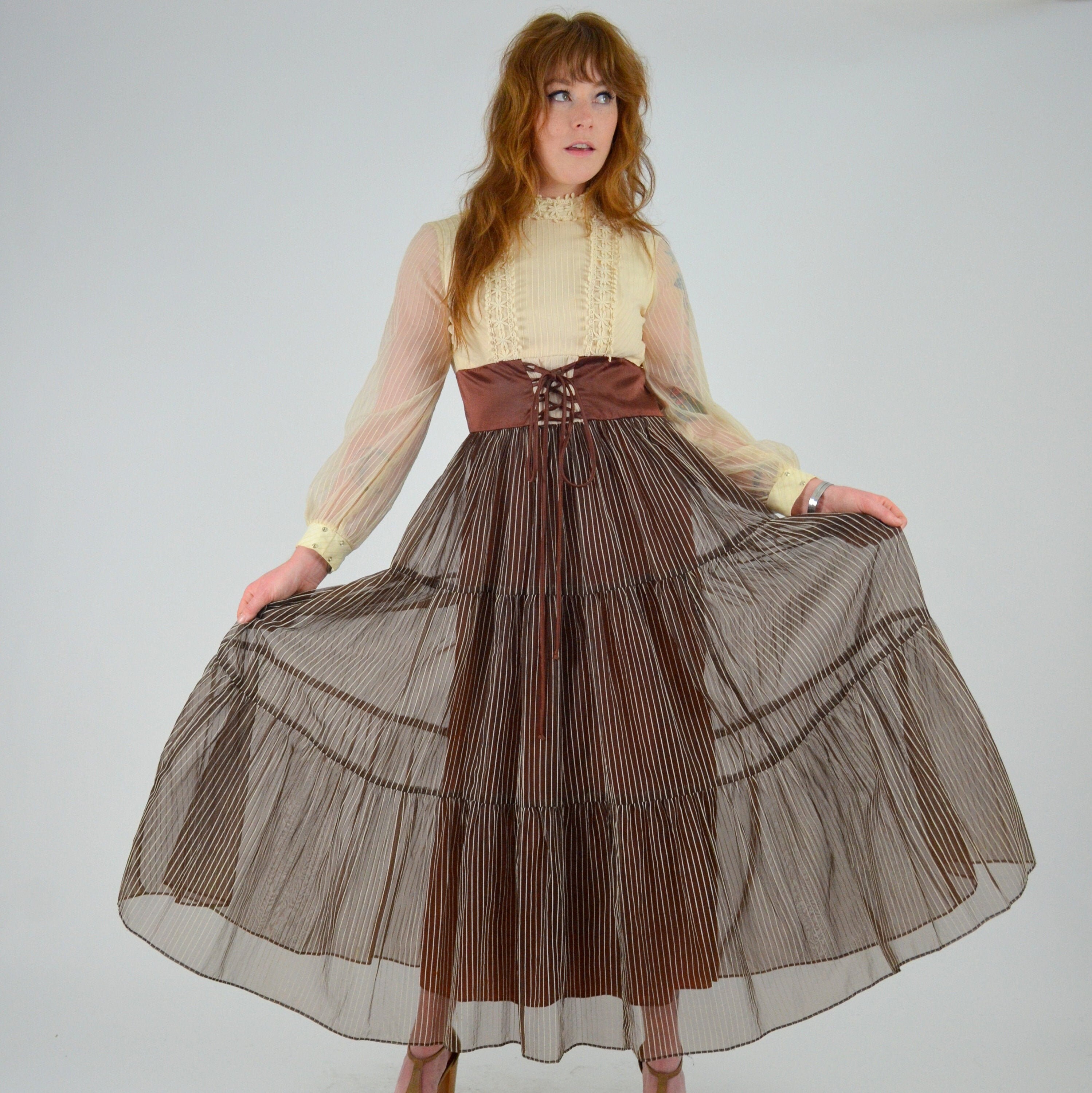 60s boho dress Ethereal 60s Captures