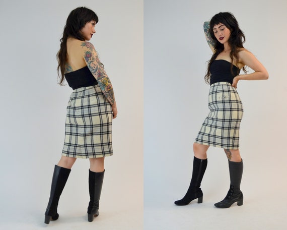 XS 1990s COURREGES Mini Skirt Vintage HIgh Waiste… - image 2