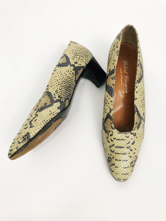 Snake skin patterned low heel | Order from Rikeys faster and cheaper