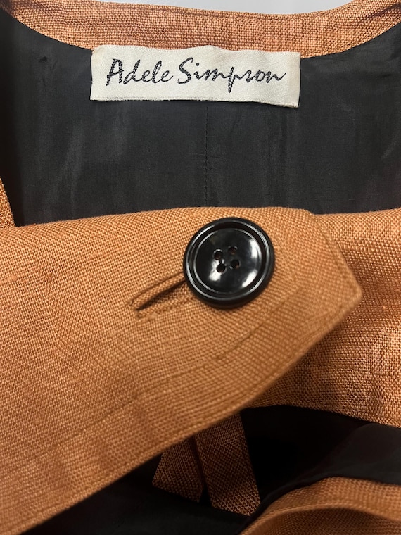 1980s ADELE SIMPSON Wrap Jacket - Vintage Kimono … - image 6