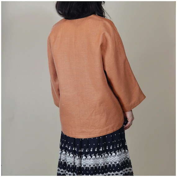 1980s ADELE SIMPSON Wrap Jacket - Vintage Kimono … - image 2