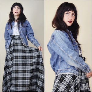 XS SMAll 1960s SELVEDGE Edge Rare CHEROKEE Vintage Distressed Denim Jacket 70s Distressed Jean Jacket