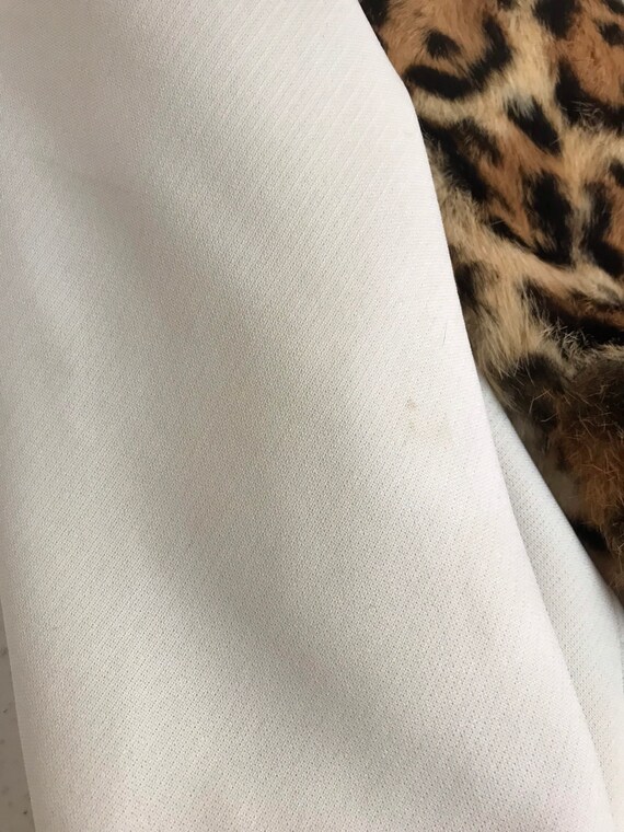 1970s LILLI ANN White Leopard Fur Coat - Small - image 6